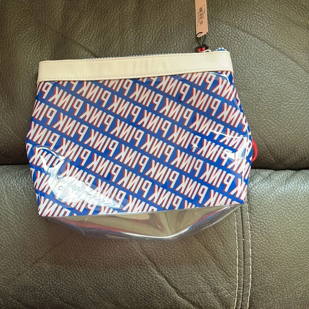 PINK Victoria's Secret Transparent Wristlet Bag